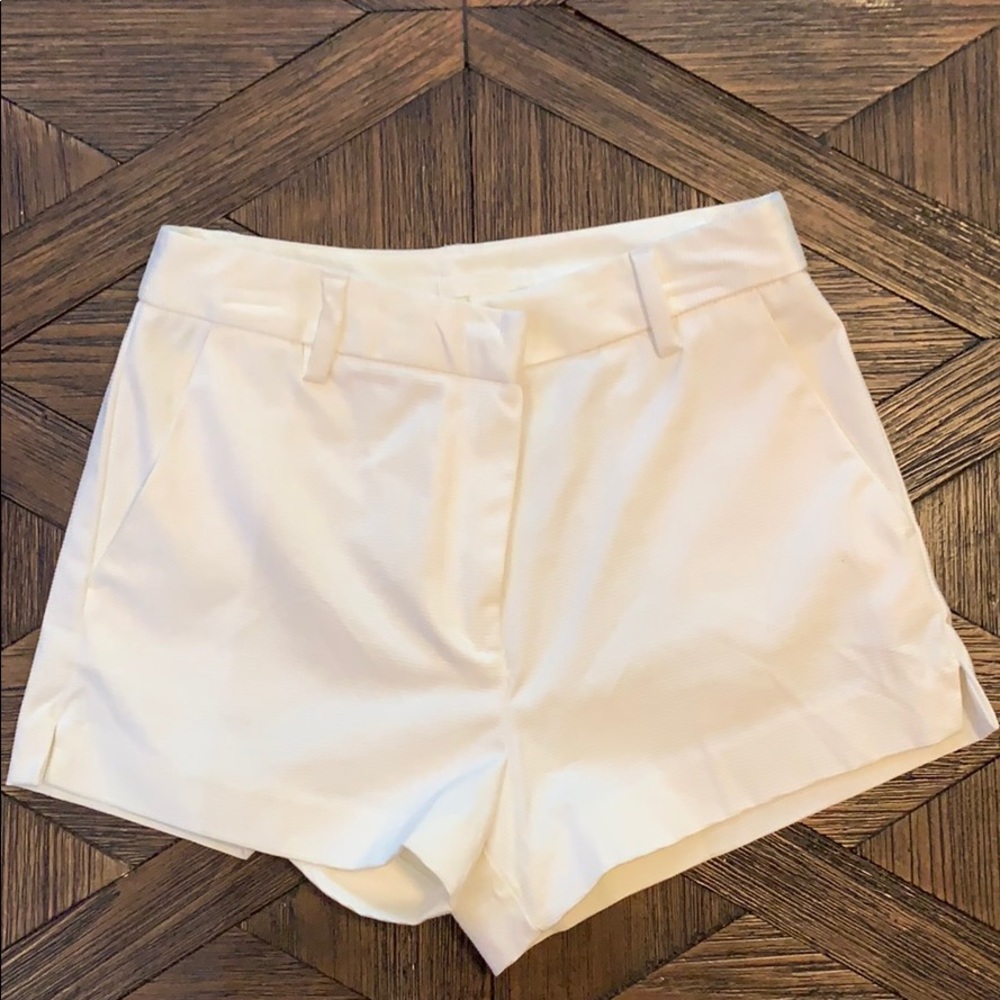 H&M white short size 6